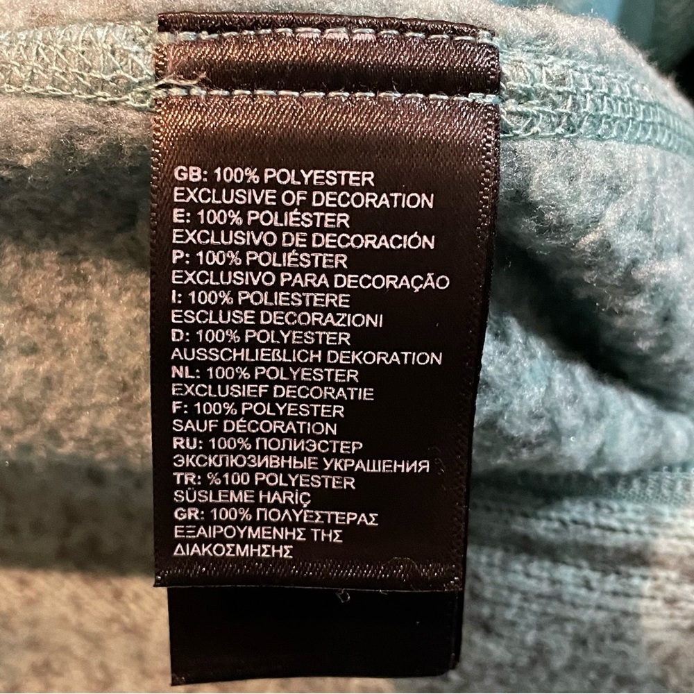 NORTHFACE MEDIUM KNIT BLUE WARM JACKET SWEATER - Picture 6 of 8